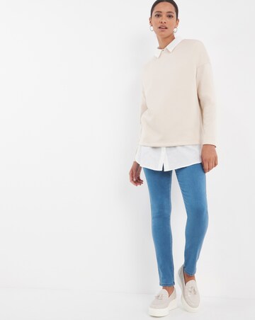 Sculpt & Define Mid Blue Slim Leg Jeggings