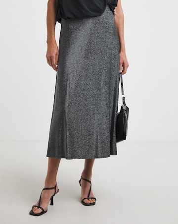 Glitter Knit Skirt