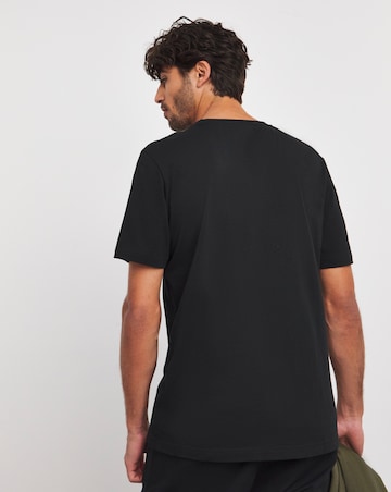 BOSS Short Sleeve Large Logo Black T-Shirt