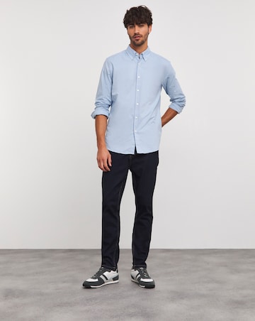 BOSS Classic Long Sleeve Blue Shirt