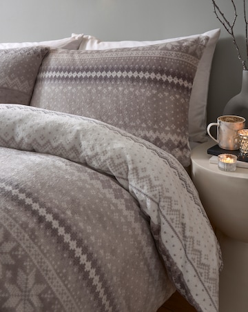 Fairisle Fleece Duvet Set
