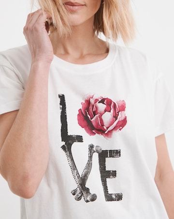 Religion Embellished Graphic Spirit Tee