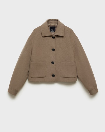 Mango Wool Jacket with Pockets