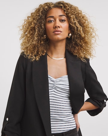 Black Throw on Blazer